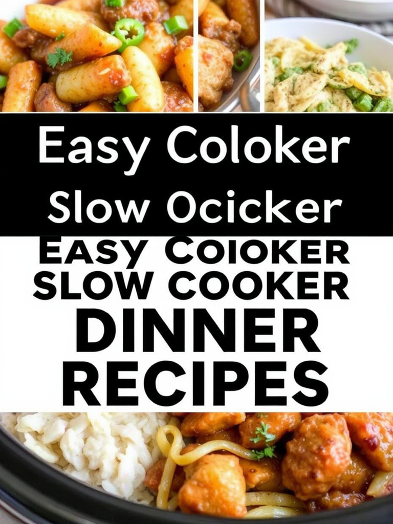 Easy Delicious Slow Cooker Dinner Recipes