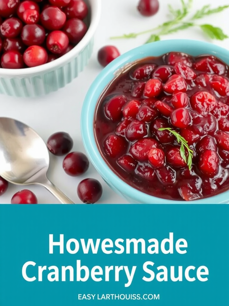 Easy Homemade Cranberry Sauce Recipe Delight