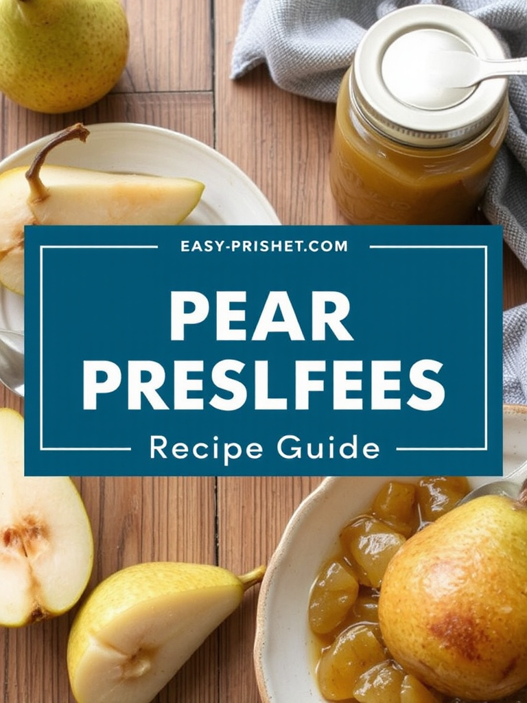 Easy Pear Preserves Recipe Guide You’ll Love