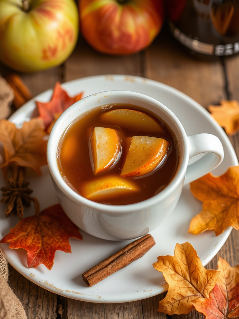 Spiced Caramel Apple Cider Cozy Autumn Recipe