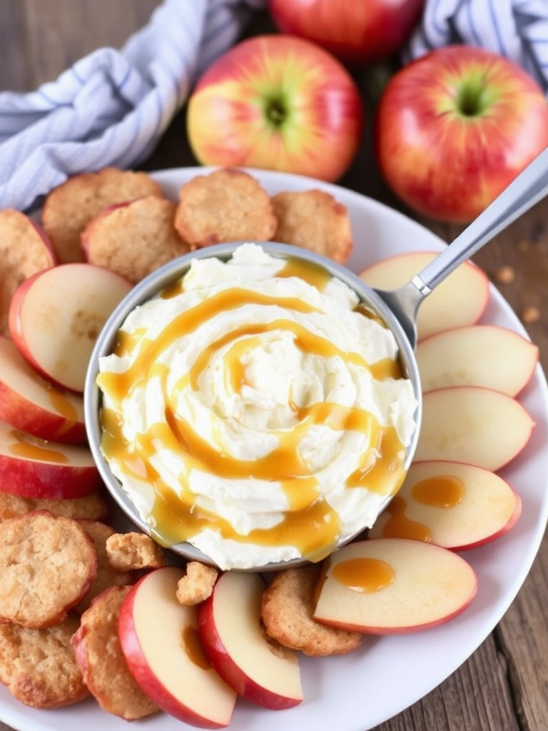 Ultimate Caramel Apple Cheesecake Dip Delight