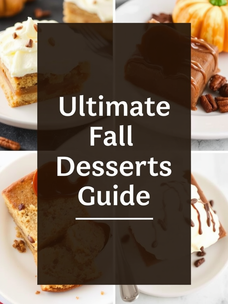 Ultimate Fall Desserts Guide Delicious Treats
