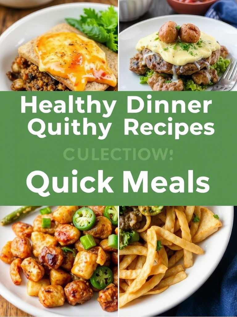 Healthy Dinner Recipes Quick Meals Collection