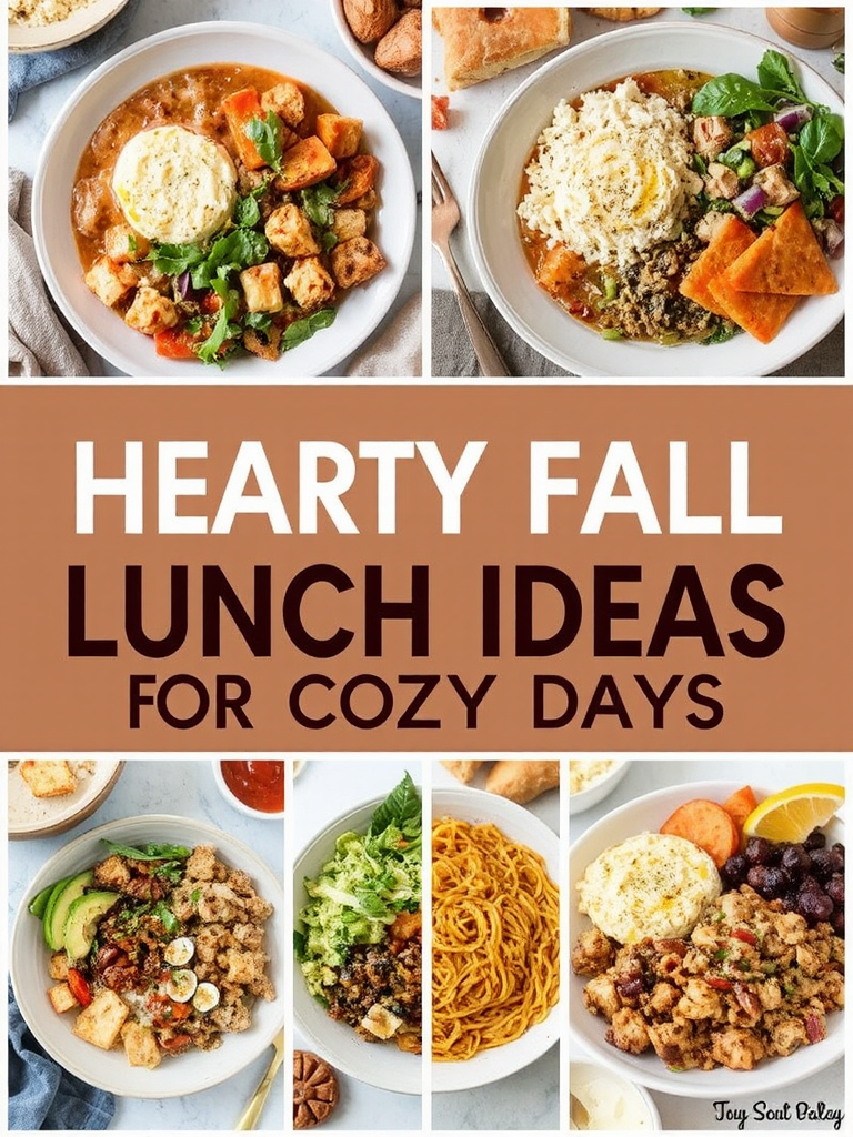 Hearty Fall Lunch Ideas for Cozy Days