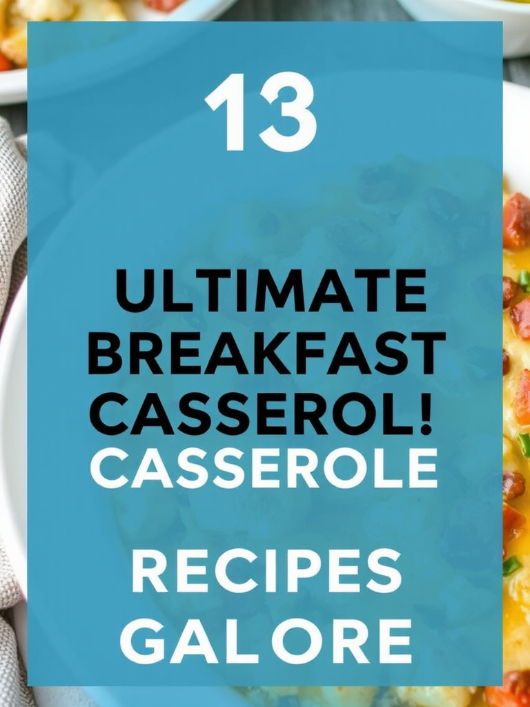 Ultimate Breakfast Casserole Recipes Galore